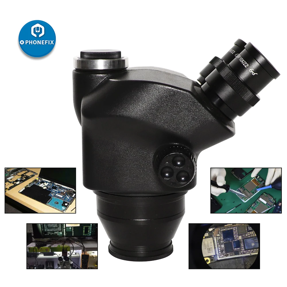Trinocular Stereo Microscope 7X-45X - 2020 Schwarz 3,5X-90X 7X-45X Trinokular-Stereo-Zoom-Mikroskop, digitaler