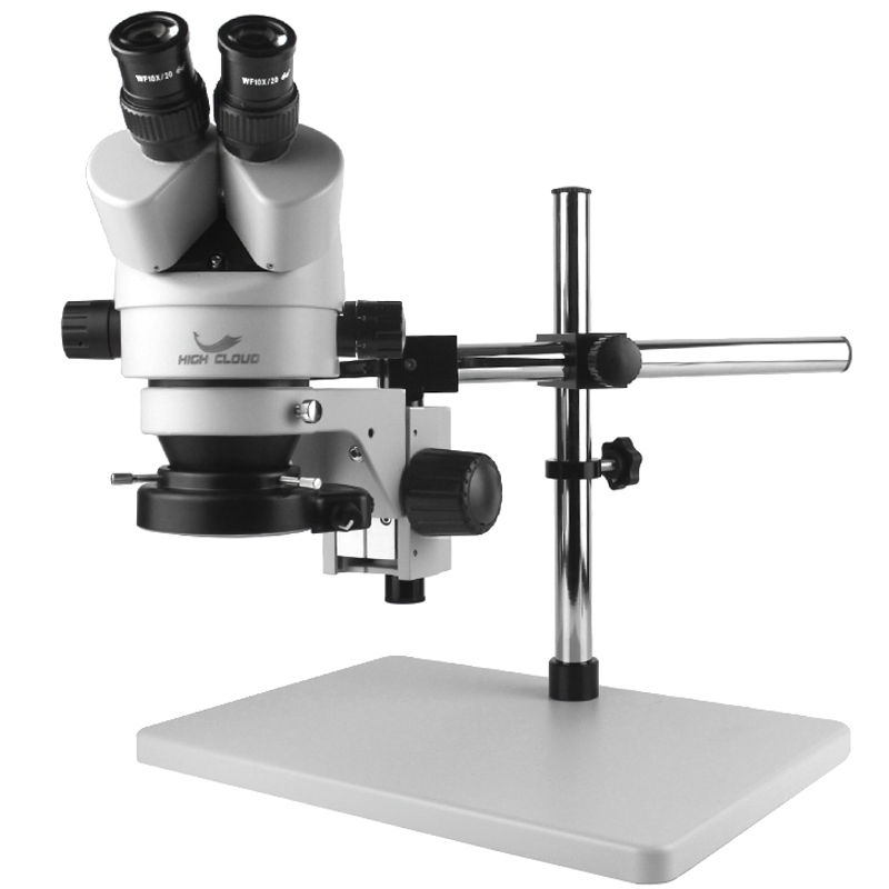 Trinocular Stereo Microscope 7X-45X - Simul-Brenn 7X-45X Kontinuierlicher Zoom Stereo Trinokular