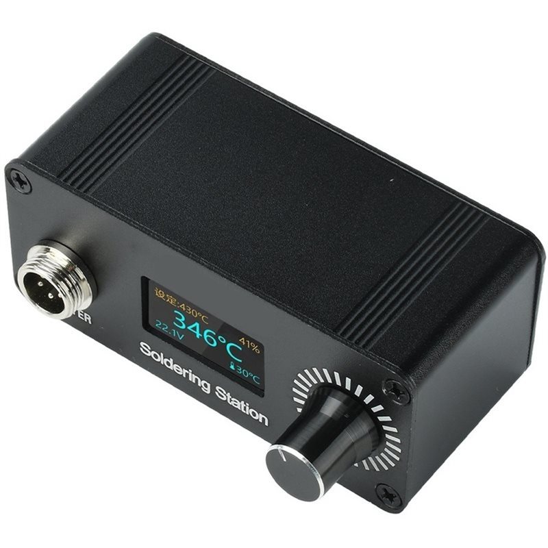 T12 Soldering Station Oled - ABYN-Professional T12 Tragbare Mini-Digital-Lötstation Lötwerkzeug-Set mit