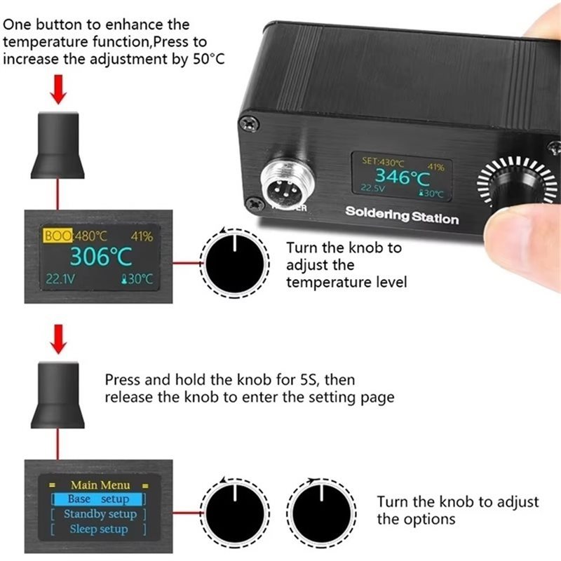 B23B T12 Tragbare Mini-Digital – T12 Soldering Station Oled Bewertung und Preis